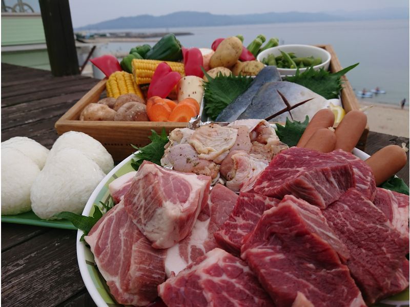 [Hyogo ・ Akashi】 At a location overlooking the sea BBQ Plan to enjoy! (Carry in BBQ plan)