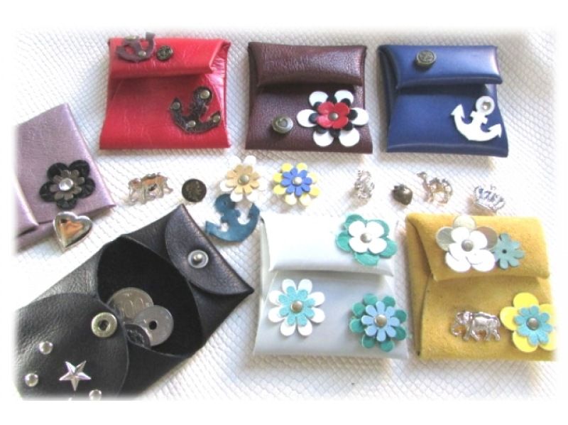 [兵库/神户]皮革手工制作经验-用牛皮制成的“方形硬币盒”，欢迎个人和团体！ OK空手！の紹介画像