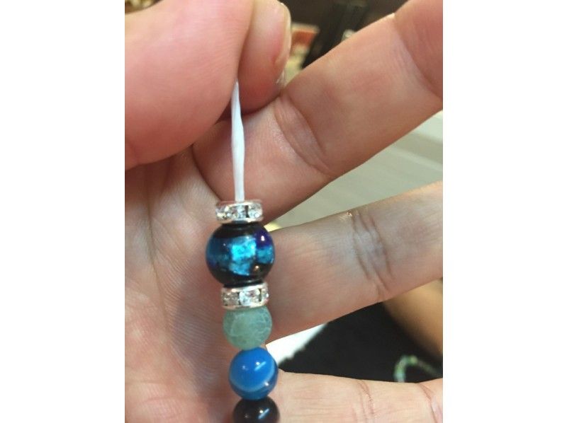 [Okinawa Motobu] Let's make a "bracelet" in power stone and gem "fluorite" of Okinawa sea!の紹介画像