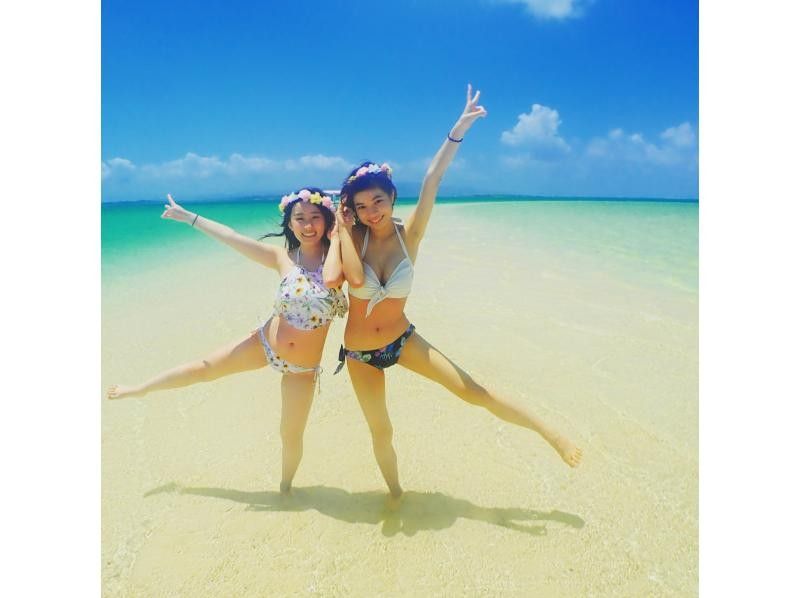 【初學者限定】【接受臨時預約】在清澈的海水中浮潛！登陸幻島＆石清潟湖浮潛【3小時】最適合與觀光結合の紹介画像