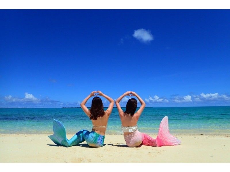 【女子旅人気】幻の島マーメイドフォト体験｜写真付き半日|石垣島の紹介画像