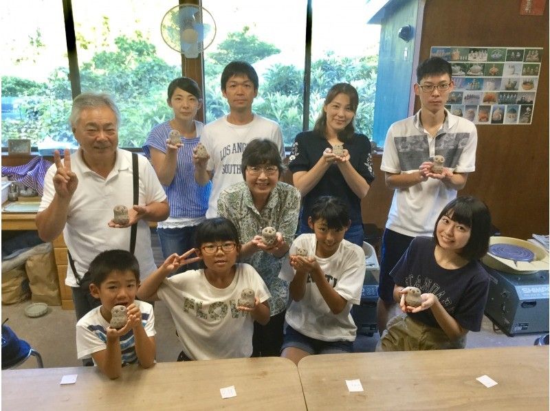 【群馬・藤岡市】陶芸体験～幸せを呼ぶフクロウの置物を作ろう！団体様も歓迎！お子様も楽しめます！の紹介画像
