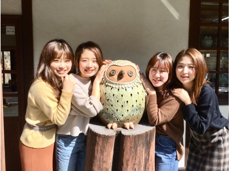 【群馬・藤岡市】陶芸体験～幸せを呼ぶフクロウの置物を作ろう！団体様も歓迎！お子様も楽しめます！の紹介画像