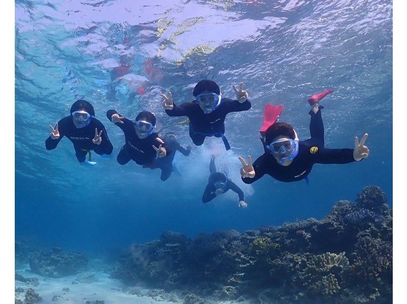 [오키나와북부 스킨다이빙/ 素潜り] 구명 조끼 착용스노클링그럼 아쉬운 당신에게!の紹介画像