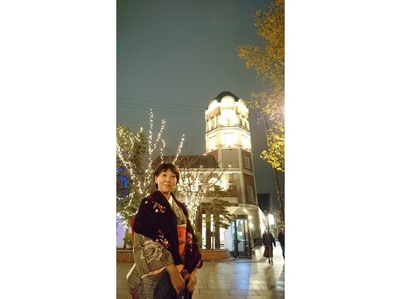 Directly from Otaru Station! Kimono rental - Kimono walk through the romantic streets of Otaru (1 hour course)の紹介画像