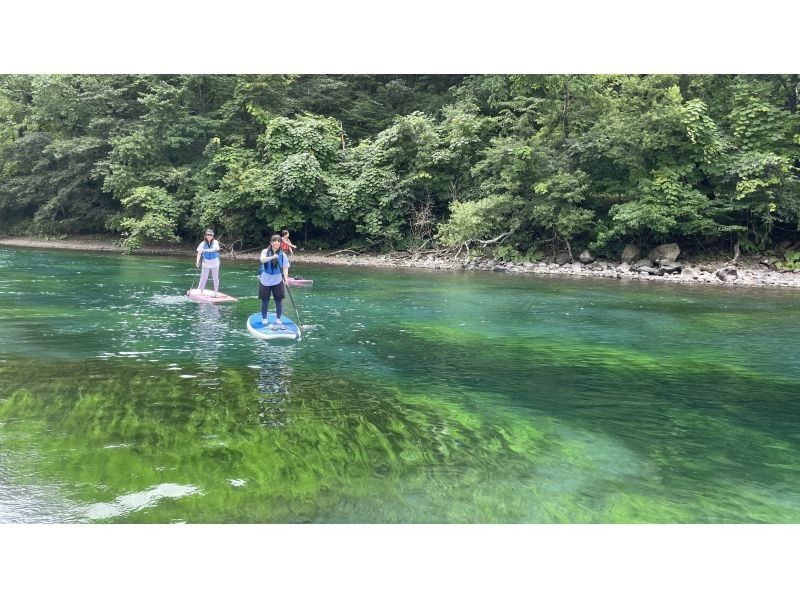 SUP총본점【홋카이도・삿포로・치토세 SUP】수질 11년 연속 일본 1지코쓰코 호수의 호면을 크루징!SUP체험 SIJ공인 스쿨の紹介画像