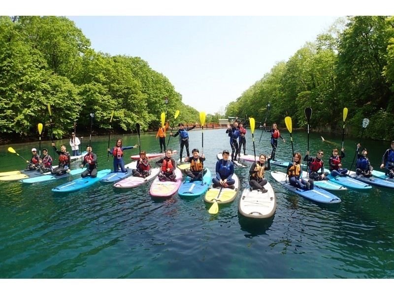 【北海道・札幌　SUP】水質11年連続日本一支笏湖の湖面をクルージング！SUP体験（半日コース）SIJ公認スクールの紹介画像