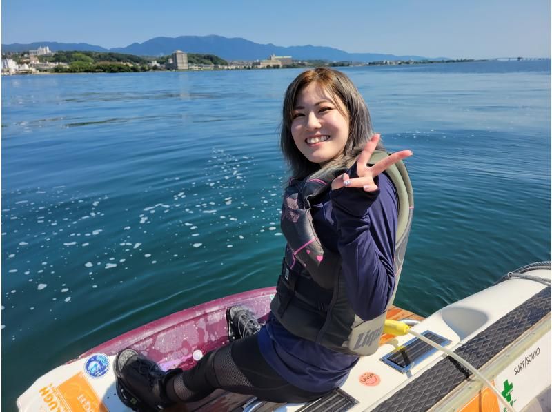 [For those who are new to wakeboarding] ★If you're going to try it, you definitely want to stand up! You want to slide! About 10 minutes x 2 sets! Great value service experience plan ~ Shiga, Lake Biwa ~の紹介画像