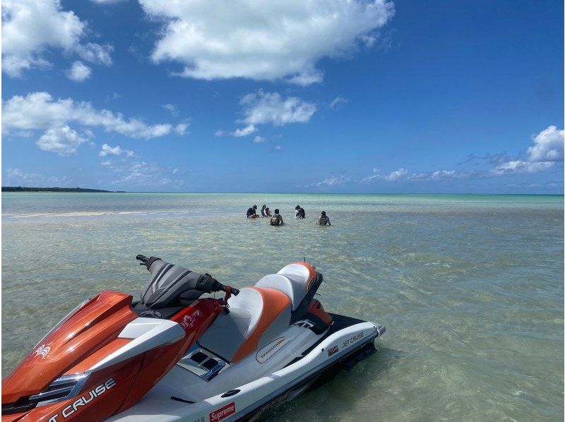 [Okinawa, Miyakojima] Jet Ski Tour to Uni Beach. Free drone photography! Parking, water, and simple changing rooms available.の紹介画像