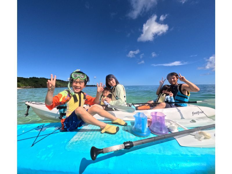 【沖縄・備瀬】一組限定！カヤック＆シュノーケリング体験（120分）の紹介画像