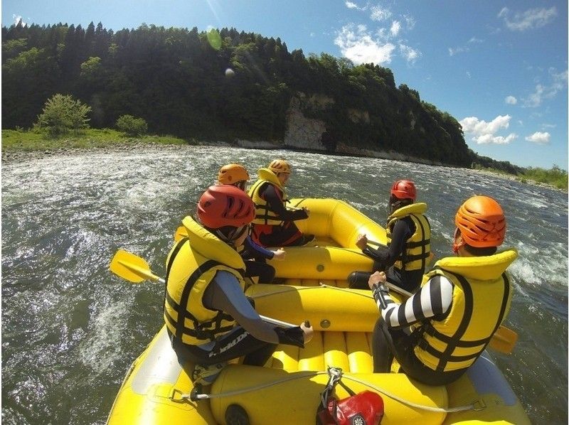 【富山・黒部川】富山7大河川を下る！黒部川ラフティング（半日コース）の紹介画像