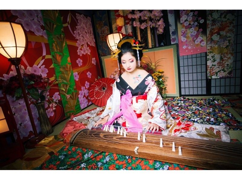 奈良・大和高田】花魁体験＆写真撮影「飛鳥プラン」髷を使った本格古典