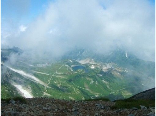 富山/立山]立山之旅（室堂山道）俯瞰立山破火山口的嚮導式步行 