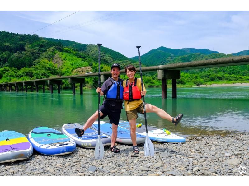 【四万十川/サップ60分】写真データ無料！おてがるコースは初めてでも大丈夫♪ワンちゃんも♪の紹介画像
