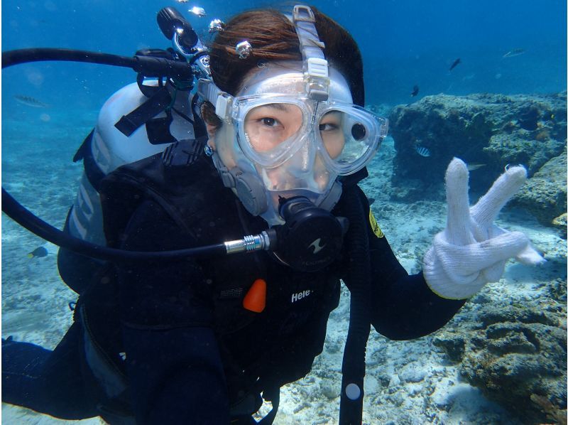 [國家旅行支持註冊商店]藍色洞穴體驗乘船潛水♪免費全面罩！免費使用最新的 GoPro 拍攝和餵食！超級夏季特賣進行中の紹介画像