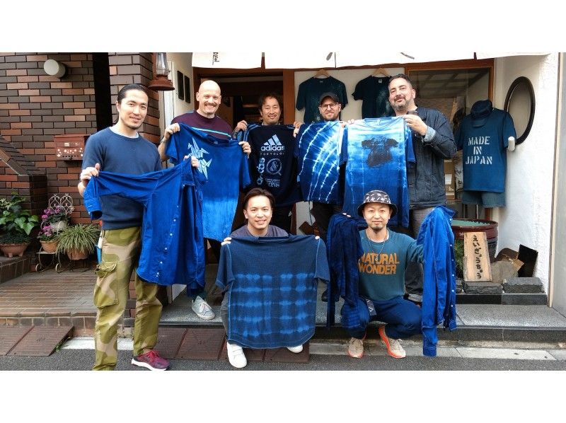 [Tokyo Asakusa] Handkerchief indigo dyeing experience in Asakusa! 1 hour hands-on experience～★ "Let's dye your one-of-a-kind piece of art!"の紹介画像