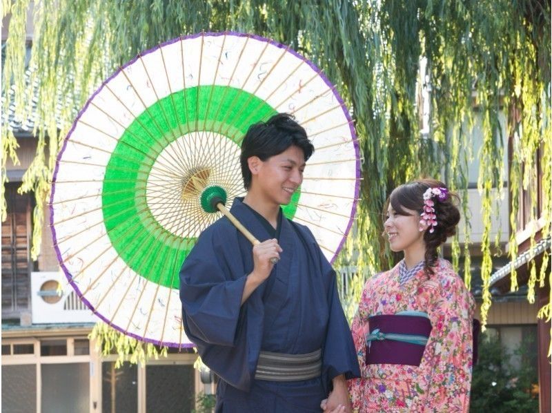 [Ishikawa/Kanazawa] Kimono rental "Kanazawa Strolling Couple Plan" can be returned the next day and returned at the hotel front desk!の紹介画像