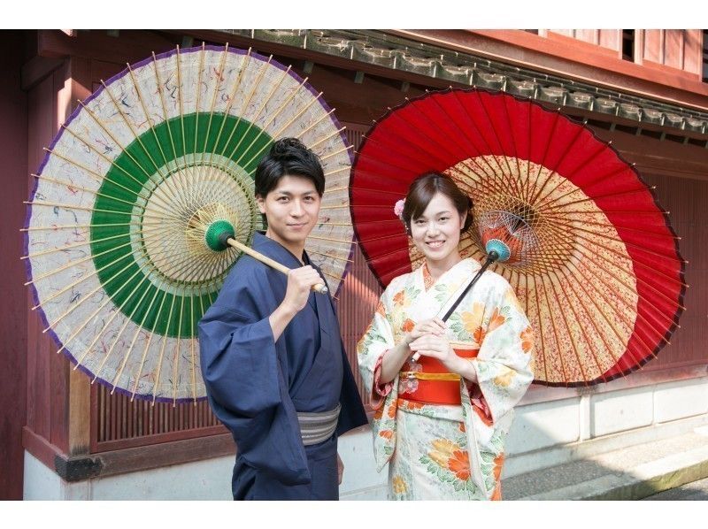[Ishikawa/ Kanazawa] "Kimono Rental couple plan" with professional photographer location shooting data is delivered on DVDの紹介画像