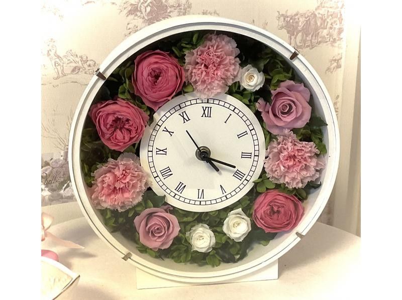 [Tokyo ・ Nihonbashi] Arrange nicely with preserved flowers ＜ Flower clock ＞の紹介画像