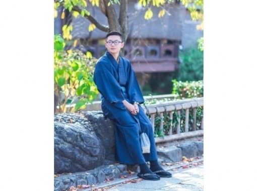 京都 清水寺 只限男性 男士和服 浴衣租赁计划 附日本小礼品赠品 Activityjapan