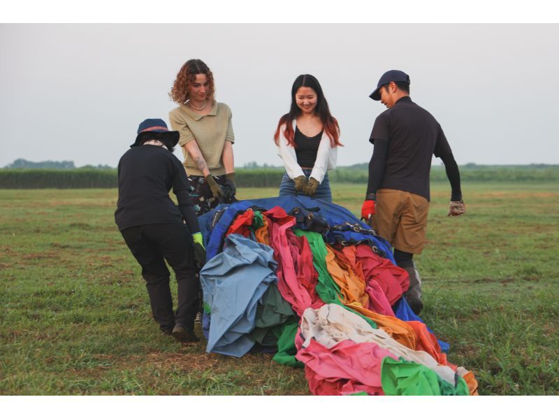 [Saitama] English OK! A full-fledged free flight experience in a hot air balloon up to 1000m, with drinks and snacks included, guided by a current athlete!の紹介画像