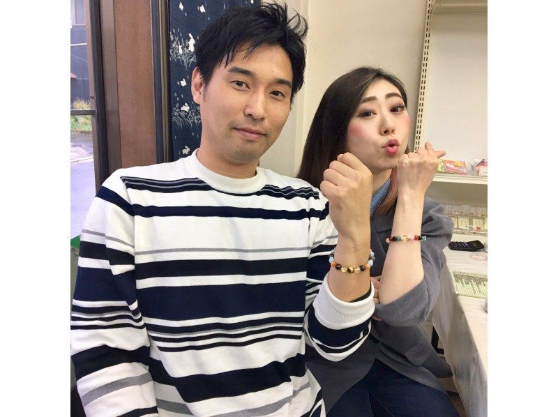 【京都・水族館近く】運気アップに天然石ブレスを作ろう！ ～女性・カップル・ファミリー様におすすめ！の紹介画像