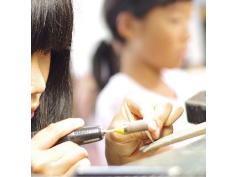 [Aichi/ Toyokawa] Kids only! Make silver accessories (Kids engraving experience course)の紹介画像