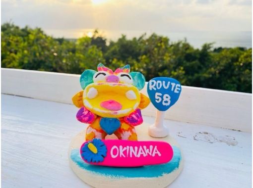 Cute Siesar color painting experience] Shisa specialty store