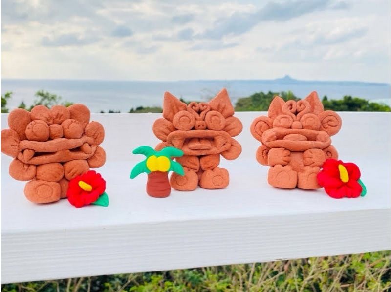 On the day From clay you can take home Shisa-lion making Experience [Churaumi Aquarium 1 minute to & near Kouri Island] Cute Shisa specialty storeの紹介画像