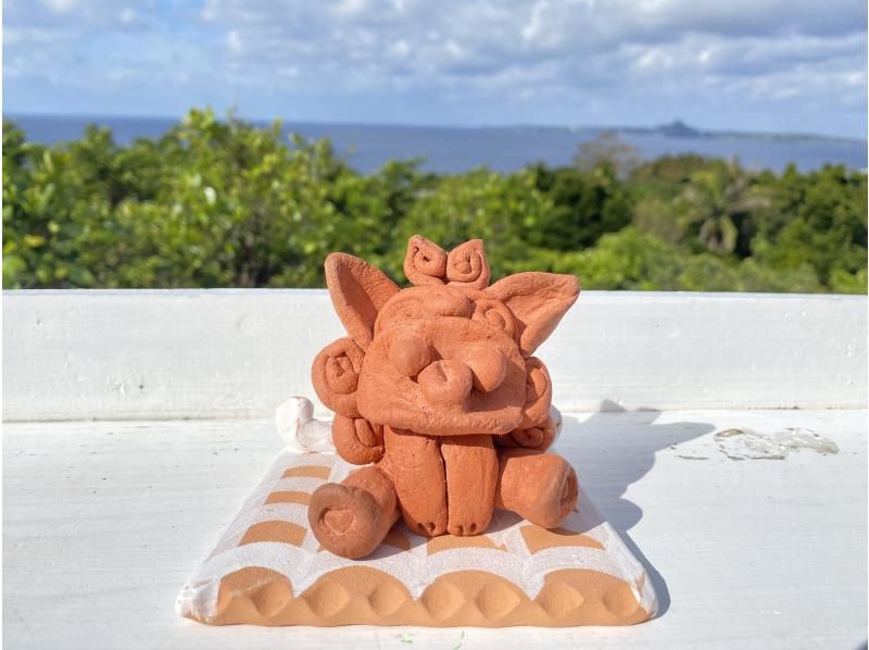 On the day From clay you can take home Shisa-lion making Experience [Churaumi Aquarium 1 minute to & near Kouri Island] Cute Shisa specialty storeの紹介画像