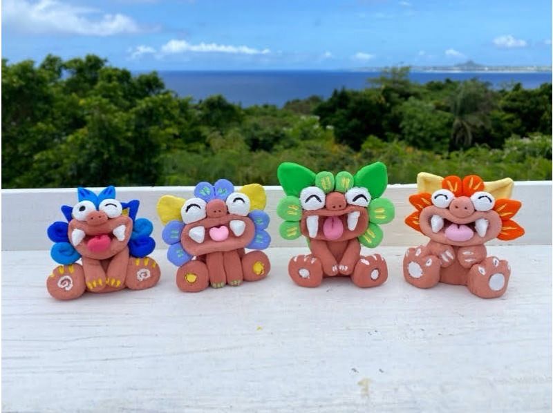 On the day From clay you can take home Shisa-lion making Experience [Churaumi Aquarium 1 minute to & near Kouri Island] Cute Shisa specialty storeの紹介画像