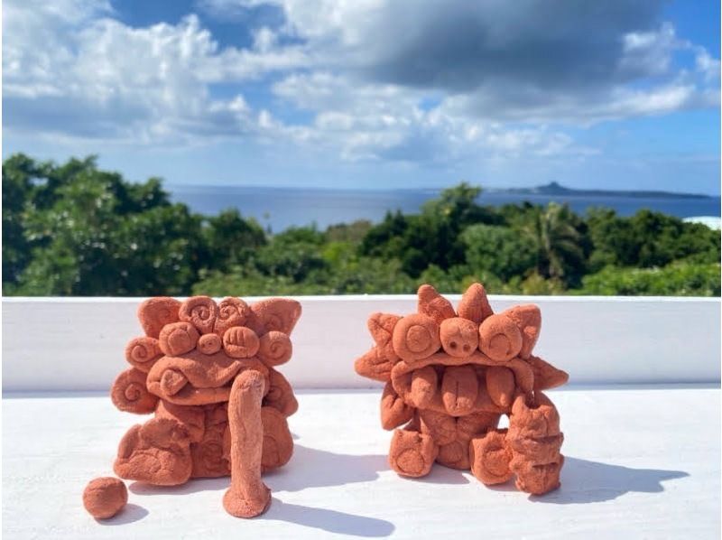 On the day From clay you can take home Shisa-lion making Experience [Churaumi Aquarium 1 minute to & near Kouri Island] Cute Shisa specialty storeの紹介画像