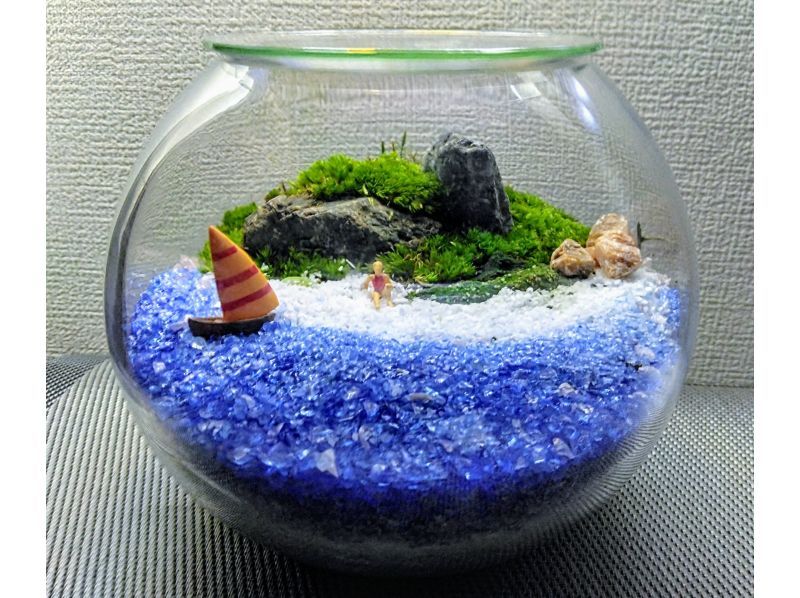 [Tokyo/ Shinjuku] Expanding nature! Moss terrarium (cute glass ball) creation experience ♪の紹介画像