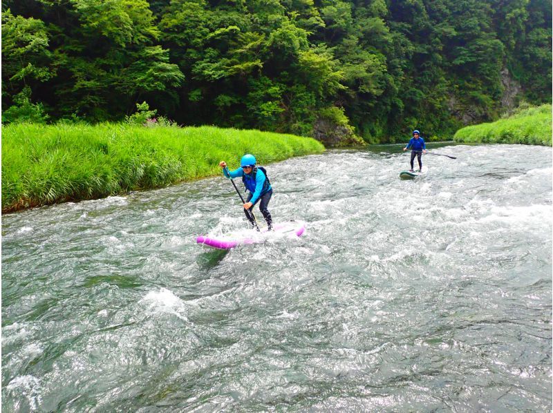 【奥多摩リバーSUPクルージング】のどかな風景と透き通った清水を約7㎞ロングクルージング！【SUP経験者対象プラン】の紹介画像