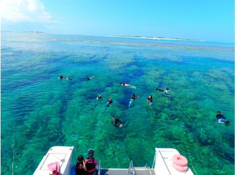 [Okinawa From Chubu / Chatan] National Park to go out by boat area And Kerama half-day Snorkel