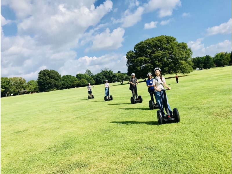 [Tokyo-State-owned Showa Memorial Park] in nature Segway Have fun! With tea time ♪