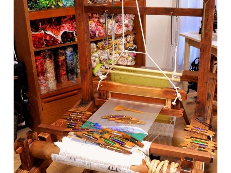 [Kyoto/ Kamigyo Ward] Weaving (hand weaving) 1 day experience! Traditional handicraft "Nishijin Nail Hashimoto Sori" Traditional craftsmen and craftsmen carefully support!の紹介画像