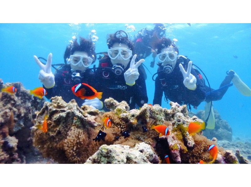 ☆An environmentally friendly diving shop certified by international standards☆ [Enjoy the sea of ​​Onna Village in half a day! ! ] Enjoy snorkeling and trial diving at the coral reefの紹介画像