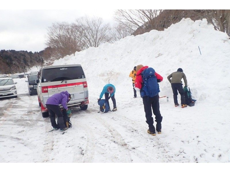 [Shiga Lake West] First attempt at climbing a snowy mountain Snowshoeing at Jayagatake (Hira Mountains) (warm stew lunch included!)の紹介画像