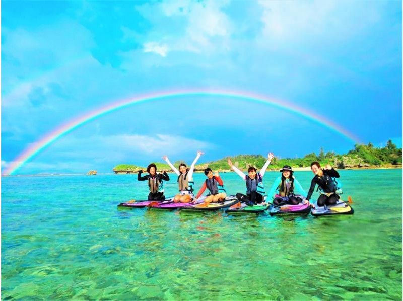 [Okinawa, Onna Village] SUP & Snorkeling "Adventure to a deserted island!" Beginners are safe (Over 1,500 people guided last year / Free photos and video data)の紹介画像