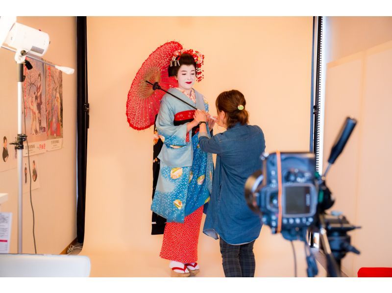 【京都・五条】男女カップル・舞妓体験プラン（室内撮影：写真５枚プラン）の紹介画像