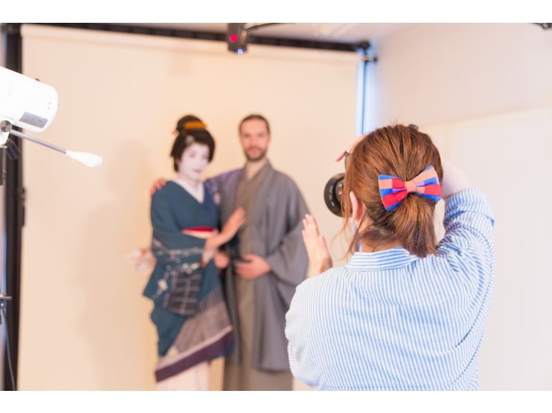 【京都・五条】男女カップル・芸妓体験プラン（室内撮影：写真５枚プラン）の紹介画像