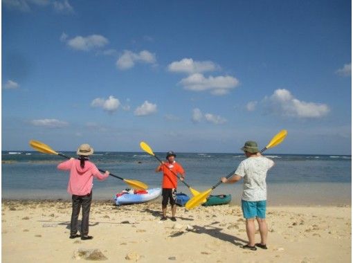 沖縄本島ほぼ最南端！【秘密のビーチ・シーカヤック】2人乗りカヤック