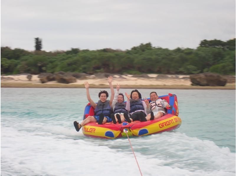[Okinawa/Miyakojima] Spectacular location Marine 4 types banana + marble + band wagon + jet ski (no boat operation) Free photo data!の紹介画像