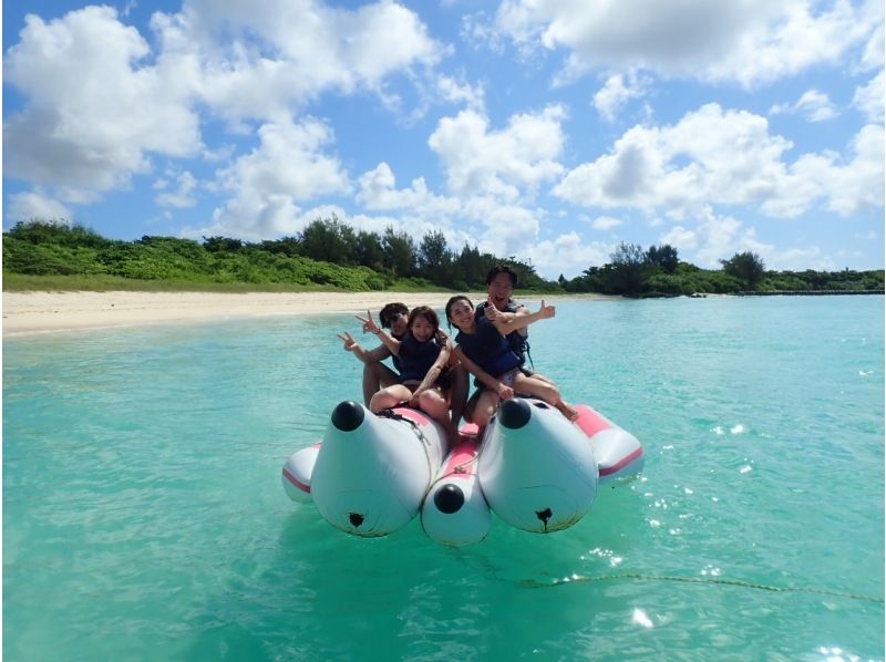 [Okinawa/Miyakojima] Spring sale underway! People who want to snorkel and ride vehicles ♡ 4 types of screaming marine + sea turtle snorkeling at Maehama Beachの紹介画像