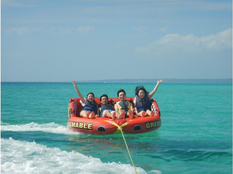 [冲绳/宫古岛]想要浮潜和乘坐交通工具的人♡前滨海滩的4种尖叫海洋+海龟浮潜の紹介画像