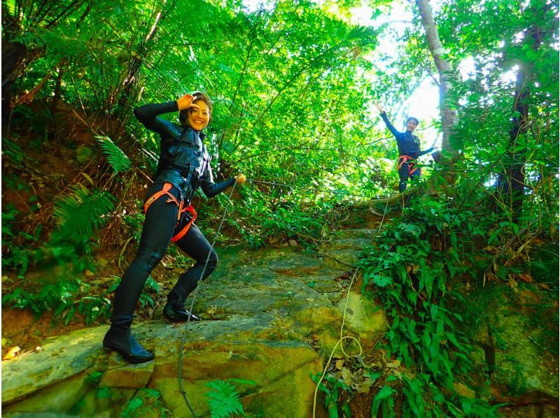 [Okinawa Yanbaru] Hidden Shower Climbing & Canyoning | Adventure in the World Heritage Forest with Zip Slides and Natural Water Slides (Video Included)の紹介画像