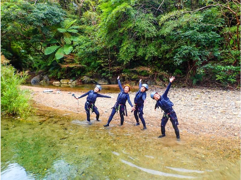 [沖繩 Yanbaru] Unexploded Yanbaru 淋浴攀登 & 溪降 Zip slide & natural water slider (with photo and video shooting service)の紹介画像