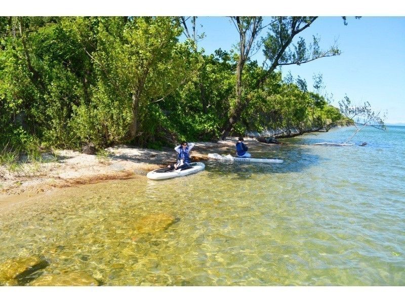 【琵琶湖・SUP体験】琵琶湖・湖西SUP・白鬚神社参拝プラン（たっぷり2時間）の紹介画像