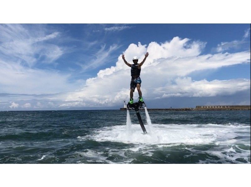 【 Hyōgo · Toyooka】 A totally new afternoon walk! Wed Fly the sky in the pressure ★ fly board first experience (20 minutes)の紹介画像